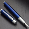 Ручка PARKER S0856210 Перьевая ручка Parker IM Metal, F221, цвет: Blue CT, перо : F (№ 100)