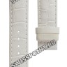 Белый кожаный ремешок Certina C610016538, телёнок, 17/16, без замка, для часов Certina DS First C014.217, C014.235
