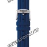 Синий резиновый ремешок Tissot T603031454, 23/20, интегрированный, для часов Tissot Seastar 1000 T066.427
