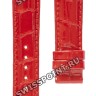 Красный кожаный ремешок Tissot T610042655, теленок, без замка, 18/16 мм, для часов Tissot Couturier T035.207, T035.210, T035.246