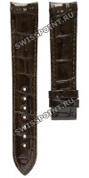 Коричневый кожаный ремешок Tissot T610042656, без замка, 18/16 мм, для часов Tissot Couturier T035.207, T035.210, T035.246