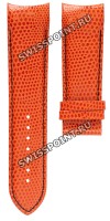 Оранжевый кожаный ремешок Tissot T610030667, телёнок, 24/22, без замка, для часов Tissot Couturier T035.614, T035.627
