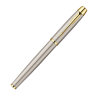 Ручка PARKER S0856400 Ручка-роллер Parker IM Metal, T223, цвет: Brushed Metal GT, стержень: Fblack (№ 107)