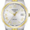 Стальной замок браслета Tissot T631029575, двухцветный, сталь/желтый, для часов Tissot PR100 T049.407, T049.410, T049.417