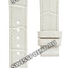 Белый кожаный ремешок Tissot T610014643, имитация крокодила, без замка, для часов Tissot TXL&TXS L834/934