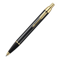 Ручка PARKER S0856440 Шариковая ручка Parker IM Metal, K221, цвет: Black GT, стержень: Mblue (№ 110)