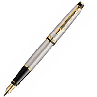 Ручка WATERMAN S0951940 Waterman Expert - Stainless Steel GT, перьевая ручка, F (№ 328)