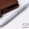 Ручка PARKER S0856450 Шариковая ручка Parker IM Metal, K221, цвет:  CT, стержень: Mblue (№ 111)