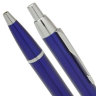 Ручка PARKER S0856460 Шариковая ручка Parker IM Metal, K221, цвет: Blue CT, стержень: Mblue (№ 112)
