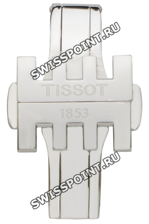 Стальной замок браслета Tissot T631031142 для часов Tissot Tradition T063.610, T063610A, T063.617, T063617A, T063.637, T063637A, T063.639, T063639A