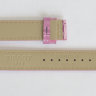 Фиолетовый кожаный ремешок Tissot T610033268, имитация крокодила, 16/16, без замка, для часов Tissot Lady Heart T050.207