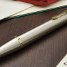 Ручка PARKER S0856480 Шариковая ручка Parker IM Metal, K223, цвет: Brushed Metal GT, стержень: Mblue (№ 113)