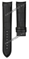 Черный кожаный ремешок Tissot T610028591, теленок, имитация крокодила, без замка, 22/20, для часов Tissot Couturier T035.407, T035.410, T035.428, T035.446