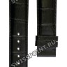 Черный кожаный ремешок Tissot T610014584, удлиненный, 20/18 XL, имитация крокодила, без замка, для часов Tissot T-Lord T045.407, T045.427, T059.507, T059.528