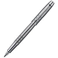 Ручка PARKER S0908640 Перьевая ручка Parker IM Premium, F222,цвет: Shiny Chrome, перо: F (№ 136)