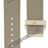 Белый кожаный ремешок Tissot T610028552, теленок, 20/18 мм, без замка, для часов Tissot PRC 200 T014.427