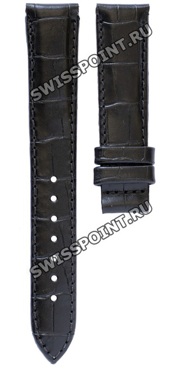 Черный кожаный ремешок Certina C610015319, теленок, 16/14, без замка, для часов Certina DS Podium C001.210
