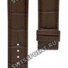 Коричневый кожаный ремешок Tissot T610028569, удлиненный, 22/20 XL, теленок, имитация крокодила, без замка, для часов Tissot Couturier T035.410, T035.407, T035.428, T035.446