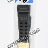 Черный полимерный ремешок Casio 10627143, желтая пряжка, для часов Casio GWG-1000GB-1A