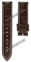 Коричневый кожаный ремешок Longines L682113591, 16/16 XS, теленок, для часов Longines Evidenza L2.156.4, L2.156.0