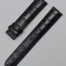 Черный кожаный ремешок Certina C610016532, теленок, имитация крокодила, 17/16, без замка, для часов Certina DS First C014.217, C014.235