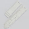 Белый кожаный ремешок Balmain B1730721, 20/18, с вырезом 6 мм, без замка для часов Balmain Eria 5611, 5615