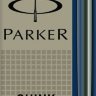 Картриджи с чернилами Parker Quink для перьевой ручки Z11, стандартный, сине-черные (Blue-Black) / АРТИКУЛ: S0116250 (№ 31)