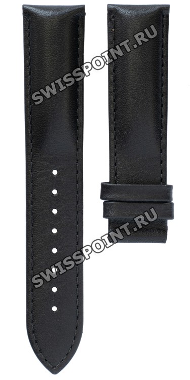 Черный кожаный ремешок Tissot T610014646, теленок, 19/18, без замка, для часов Tissot T-Touch Classic Z254/354