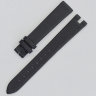 Черный сатиновый ремешок Balmain B1730795, 14/12, с вырезом 4 мм, без замка, для часов Balmain 3431, 3435, 3439