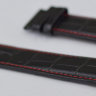 Черный кожаный ремешок Tissot T610031876, удлиненный, 23/20 XL, теленок, имитация крокодила, без замка, для часов Tissot Couturier T035.439, T035.617