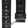 Черный кожаный ремешок Balmain B1730845, 20/18, с вырезом, без замка для часов Balmain 5071, 5075
