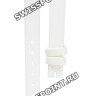 Белый сатиновый ремешок Longines L682133551, теленок, 9/8, без замка, для часов Longines Les Elegantes L2.236.7