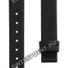 Черный сатиновый ремешок Tissot T610014602, 12/12, без замка, для часов Tissot Flower Power G346