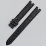 Черный кожаный ремешок Balmain B1730895, 12/12, с вырезом 3 мм, без замка, для часов Balmain Ovation 3251, 3255