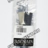 Черный кожаный ремешок Balmain B1730895, 12/12, с вырезом 3 мм, без замка, для часов Balmain Ovation 3251, 3255