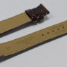 Коричневый кожаный ремешок Tissot T610038038, имитация крокодила, 18/16, глянцевый, без замка, для часов Tissot Couturier T035.207, T035.210, T035.246