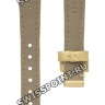 Желтый кожаный ремешок Tissot T610028152, теленок, 12/10 мм, без замка, для часов Tissot Equi-T L830N, T58.1.245.21
