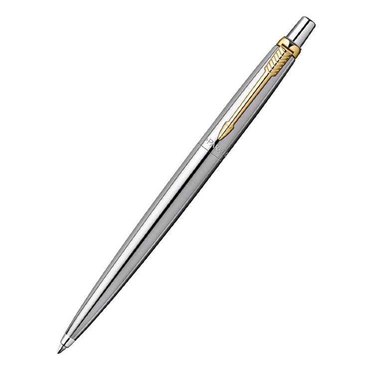 Ручка PARKER S0705510 Шариковая ручка Parker Jotter Steel K691, цвет: St. Steel GT, стержень: Mblue (№ 48)