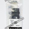 Черный кожаный ремешок Balmain B1731390, 18/16, с боковым вырезом, без замка, для часов Balmain Jolie Madame 5571, 5575