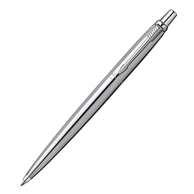 Ручка PARKER S0705560 Шариковая ручка Parker Jotter Steel K61, цвет: Steel CT, стержень: Mblue (№ 49)
