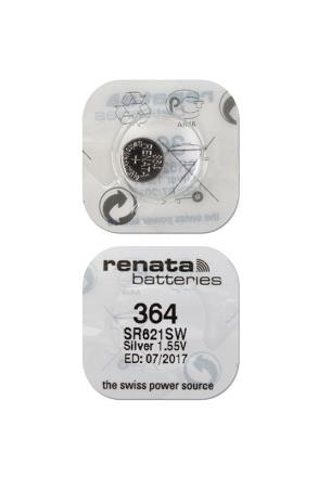 Часовая батарейка RENATA 364 / SR621SW