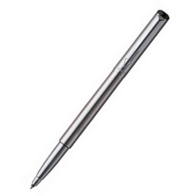 Ручка PARKER S0723490 Ручка-роллер Parker Vector Т03, цвет: Steel, стержень: Mblue (№ 54)