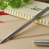 Ручка PARKER S0809250 Шариковая ручка Parker Sonnet Slim K426, цвет: St. Steel CT, стержень: Mblack (№ 81)