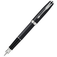 Ручка PARKER S0818070 Перьевая ручка Parker Sonnet F529, цвет: MattBlack CT, перо: F (№ 83)