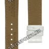 Белый кожаный ремешок Tissot T610032636, теленок, имитация крокодила, интегрированный, без замка, для часов Tissot Couturier T035.207, T035.210, T035.246