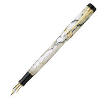 Ручка PARKER S0767460 Duofold - Pearl & Black International, перьевая ручка, F (№ 63)