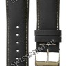 Черный кожаный ремешок Tissot T600013541, 22/20, стальная пряжка, для часов Tissot Classic XL - XXL