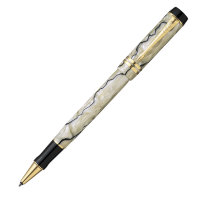 Ручка PARKER S0767520 Duofold - Pearl & Black, ручка-роллер, F (№ 64)