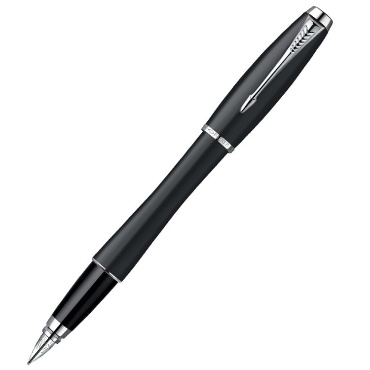 Ручка PARKER S0850630 Перьевая ручка Parker Urban F200, цвет: Muted Black CT, перо: F (№ 92)