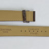 Коричневый кожаный ремешок Certina C610014871, имитация крокодила, 20/18, без замка, для часов Certina DS Podium С536.7029